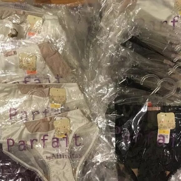 Parfait by Affinitas Cassandra Bikini 5403 Black/Nude Retail $22.00 Brand New - Picture 2 of 7